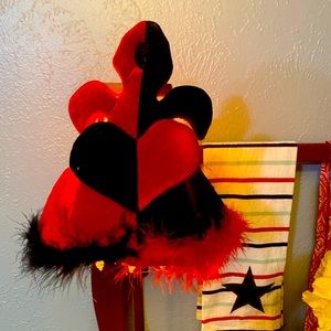 Red Queen fabric crown